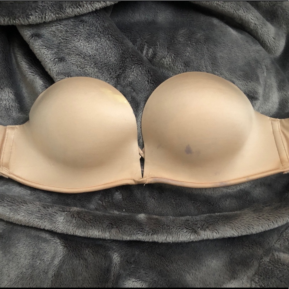Strapless victoria secret bombshell bra